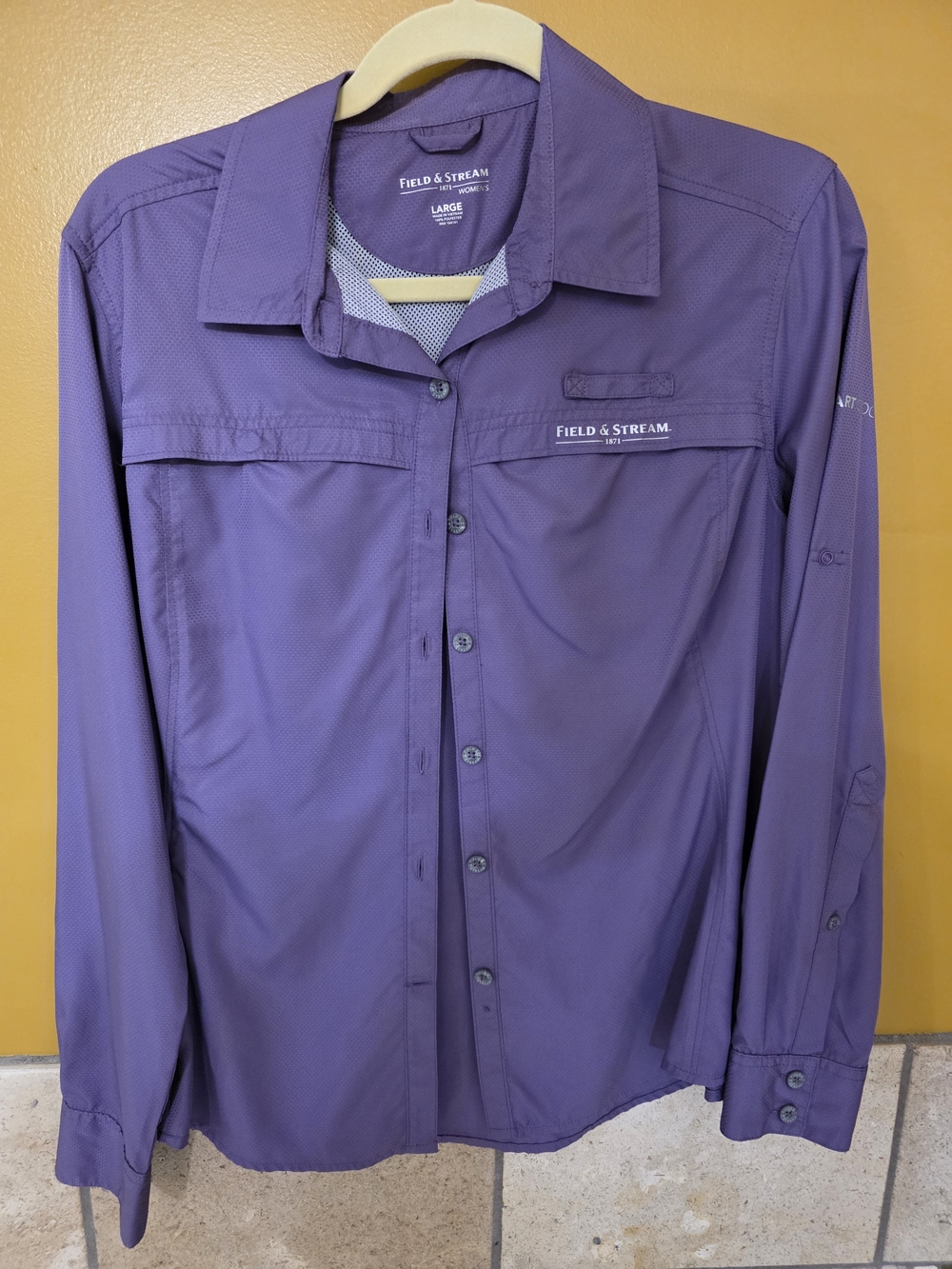 Field & Stream Men’s Purple Long-Sleeve Outdoor Shirt Jacket